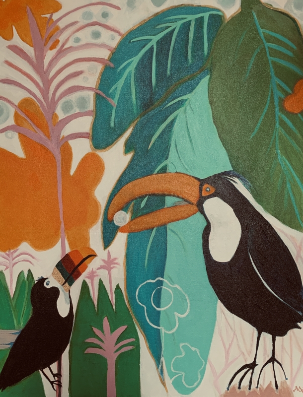 Toucans by artist Mary Wallace-Green